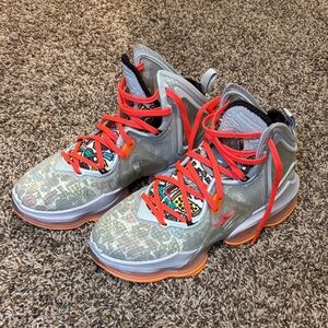 Nike LeBron 9 Colorful High-Top Sneakers